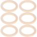 20Pcs 65mm Natural Unfinished Wood Circles for DIY Baby Teether Toys - Buy Online on GoSupps.com