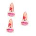 FOMIYES 3pcs Moisturizing Lipstick Moisturizing Lip Stain Flower Jelly Lipstick ende Tinta De De Duracion Jelly Lip Stick Moisturizer mediumx3pcs as shown x 3pcs