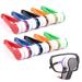 10x glasses cleaner in pliers |Glasses cleaning set also portable as a key hanger |Reading glasses sunglasses cleaning |Cleaning blocks made of microfiber |Glasses cleaning cloth |Cell phone