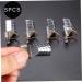5PCS/SET Reusable Nail Art Extension Forms Guide Acrylic Nail Uv Gel Nail Extention Tips Nails Aluminum Form Guide(Silver) - Buy Online on GoSupps.com