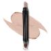 LUXAZA Cream Eyeshadow Stick, Upgraded Formula Eye Shadow Stick Makeup, Pro Waterproof & Long Lasting Hypoallergenic Eye Brightener Stick, Cruelty-free and Vegan Eyeshadow Pencil, Peach Beige. 065-Peach Beige