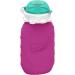 Squeasy Gear Squeasy Snacker 6 Oz - Purple | Reusable Silicone Squeeze Snack Pouch for Kids | Eco-Friendly & BPA-Free - Buy Online on GoSupps.com