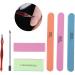 Demeras Buffers Nail Scrub Brush 19x11x3 Manicure Set Nail Polisher Nail Files Buffer Kit Dead Skin Pusher Cuticle Removal Nail Caretool - Buy Online on GoSupps.com