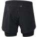 Lixada Men's 2-in-1 Running Shorts - Quick Drying & Breathable - Black Large - Buy Online on GoSupps.com