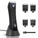 Electric Body Hair Trimmer for Men Ball Shaver Pubic Groin Hair Trimmer Beard USB Recharge Dock Body Grooming Kit Replaceable Ceramic Blade Male Hygiene Razor Waterproof Wet/Dry