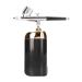 Facial Mist Sprayer ABS Rubber Aluminum Anti Slip Handle 6W Oxygen Facial Portable Airbrush Handheld USB Charging For Make Up For Model Coloring (Black)
