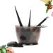 Lurrose Hair Dye Kit - 5-Piece Tinting Tools Set with Bowl Brush and Earmuffs for Home & Salon Use - Black Hair Dyeing Accessories - Buy Online on GoSupps.com