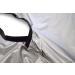 Betty Dain Jumbo Shampoo Cape - Waterproof, Stain-Resistant Vinyl - Oversized 45 x 54 - Silver - Buy Online on GoSupps.com