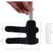 Trigger Finger Splint for Pain Relief & Finger Straightening | Ideal for Mallet Finger & Stenosing Tenosynovitis | Black Splint with Hole - Buy Online on GoSupps.com