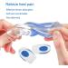 Gel Heel Cups for Plantar Fasciitis & Heel Spur Pain Relief | 3 Pairs Silicone Cups for Achilles Support | Size 40-45 Blue - Buy Online on GoSupps.com