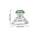 Beaupretty Strass Twisters Crystal Haircap - 12 Green Spiral Hair Twists for Weddings Proms & Parties - Buy Online on GoSupps.com