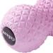 Peanut Massage Ball - Double Lacrosse Self Massage Roller for Back Foot & Neck - Pink 9x17cm - Buy Online on GoSupps.com