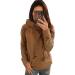 Bigfanshu Womens Dresses Pockets Long Sleeve Hoodies Sweatshirt Pullover Shirt Tops Blouse Brown - Buy Online on GoSupps.com