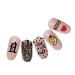 ABC Letter Love Heart Design Nail Stamping Plate - Stainless Steel Template for Alphabet & Numbers - D-21 - Buy Online on GoSupps.com