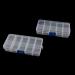 uxcell 2 Pcs Clear Plastic 10 Sections Press Buckle Tablet Box Holder - Organize & Store Tablets Safely | International Shipping Available - Buy Online on GoSupps.com