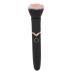 Portable Waterproof Blush Makeup Brush Loose Powder Brush 10 Gears Vibration Electric Massage Brush Black
