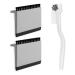 3 Pack Multifunction Kitchen Sink Squeegee Cleaner Long Handle Countertop Brush Wiper Home Kitchen Gadgets Accessories