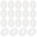 Homsfou earplugs made of silicone nuceling 10 pairs nhalter n Temple handles n ear hook earrops for n eyewear (semi -transparent) nb gel cover anti -slip as shown 3