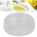 Fragrance Glass Tablet for Essential Oils - Transparent Round Ceramic Oil Warmer & Replacement Shell | Aromatherapy Diffuser for Electric Oil Burners - Buy Online on GoSupps.com