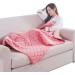 ELJHY 5V USB Electric Blanket - Large Heated Blanket for Winter Portable Power Bank Body Heater 39.3 x 55.1 inch Pink - Buy Online on GoSupps.com