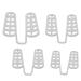 Anti Snoring Devices 4 PCS Mini Anti Snoring Nose Clip Transparent Comfortable Sleeping Aid Device for Travel & Home Sleep