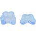 Nail Pen Washing Cup Crystal Glass Liquid Cups Nail Crystal Bowl Thickened Manicure Brush Washing Holder with Lid Glassware Tools for Nail Art Manicure (Blue) - Buy Online on GoSupps.com