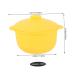 Frcolor Wax Melting Warmer - Silicone Shell for Face & Body | Portable 13.5x11.5cm Yellow Bowl for Skin Care - Buy Online on GoSupps.com