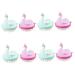 Gleavi 8 STK massage shampoo ridge scalp washer for shed shower with scalp brush shampoo brush for the scalp head scrubber for washing the hair clean