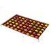 Bergen Marzipan 54 Piece Assorted Fruit Box Tray Net Weight 25 oz 1.56 Pound (Pack of 1)