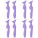 POPETPOP Eyelash Tool 8 pcs Drawing Silicone Winged Beauty Shape Stencil Cosmetics for Applicator