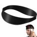 Neck Shaving Template Hair Cutting Guide Curved Silicone Haircut Haircut Model for Household Hair (Black)