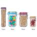 BKpearl 40 Pcs Mason Jar Bottles Bags Portable Food Storage Bag Snack Ziplock Bags Reusable Airtight Seal Storage Bags Leakproof Food Saver Bags for Travel Camping Picnic - Buy Online on GoSupps.com