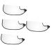FOMIYES 8 Pcs Shampoo Funnel Tools Hair Salon Apron Transparent Hair Capes Adjustable Hairdressing Tool 59X25X1CMx4pcs Transparent Colorx4pcs