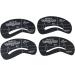 MAGICLULU 72 Pcs 6 Sets Eyebrow Stencils Eyebrows Shape Eyebrowhack Molds Kit Eyebrow Trimming White Tool mediumx3pcs As Shownx3pcs - Buy Online on GoSupps.com