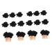 FOMIYES 2 Sets Rose Hair Clip Rose Hairpin for Women Wedding Flower Hair Accessories Floral Hair Clip Wedding Hair Comb Flower for Hair Bridal Bride Flower Girl Iron Artificial Flower