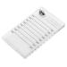 Eyelashes Extension Board Acrylic Eyelashes Grafting Storage Board with Measuring Function Fake Eyelashes Storage Palette for Lash Technicians