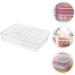 1 Pc Portable Egg Box Food Serving Tray Single Egg Holder Sealing Crisper Refrigerator re-usable - Buy Online on GoSupps.com