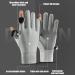 Fencelly Eisseide Summer UV Protection Gloves - Slide-Resistant Breathable 2 Cut Finger Design for Men | Perfect for Fishing & Cycling - XL Size - Buy Online on GoSupps.com