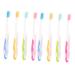 TOVINANNA 8pcs Adult Toothbrushes Oral Care Tool Oral Accessories Travel Toothbrush Bristle Toothbrushes