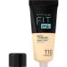 Maybelline Fit Me Matte & Poreless Makeup No. 110 Porcelain - Adaptive Liquid Foundation for Light to Medium Coverage | 30ml - Buy Online on GoSupps.com