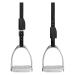 Passier Stirrup Leathers Velvet Touch Mono black Black 50 cm