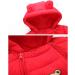 JiAmy Baby Snowsuit Hooded Romper | Cartoon Bear Winter Outfit | Red | 12-18 Months - Buy Online on GoSupps.com