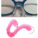 Wekiva Replacement Nose Pad Holder for Glasses - Metal & Pink Silicone - U-Shaped 2 Pieces Ideal for Kids - Buy Online on GoSupps.com