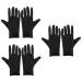 minkissy 36 Pairs Chemical Black Cosmetic Hand Moisturizer Hand Moisturising Moisturizing Hand Coin Dust-Proof Work
