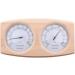 Two-in-One Wooden Thermohygrometer | Sauna Thermometer & Hygrometer | Premium Wooden Sauna Accessories - Buy Online on GoSupps.com