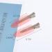 JeoPoom 9 Pcs No Bend Hair Clips | Transparent Pink Hairpin Set for Crease-Free Styling | Makeup Seamless Clamps for Women and Girls - Buy Online on GoSupps.com
