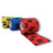 Lisacare Association self-adhesive & elastic bandage 5cmx4.5m-self-adhesive bandage adhesive bandage self-adhesive adhesive bandage self-adhesive for humans & animal (3-Set colorful paws) Pfotenmix1-color