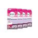 Veet Spawax warm wax discs for Veet Spawax wax device - long-lasting hair removal with warm wax - pack of 4 - 24 wax discs