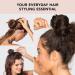 Kitsch Brown U-Shape Bobby Pins - 18pcs for Styling & Sectioning | Non-Slip Hair Pins for Women | Ideal for Thin & Thick Hair - Buy Online on GoSupps.com