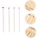 SOESFOUFU Travel Makeup Brush 4 Pcs Gel Eyeliner Brush Make up Brush Eye Liner Brush Cosmetic Ultra Thin Travel Flat Brush - Buy Online on GoSupps.com